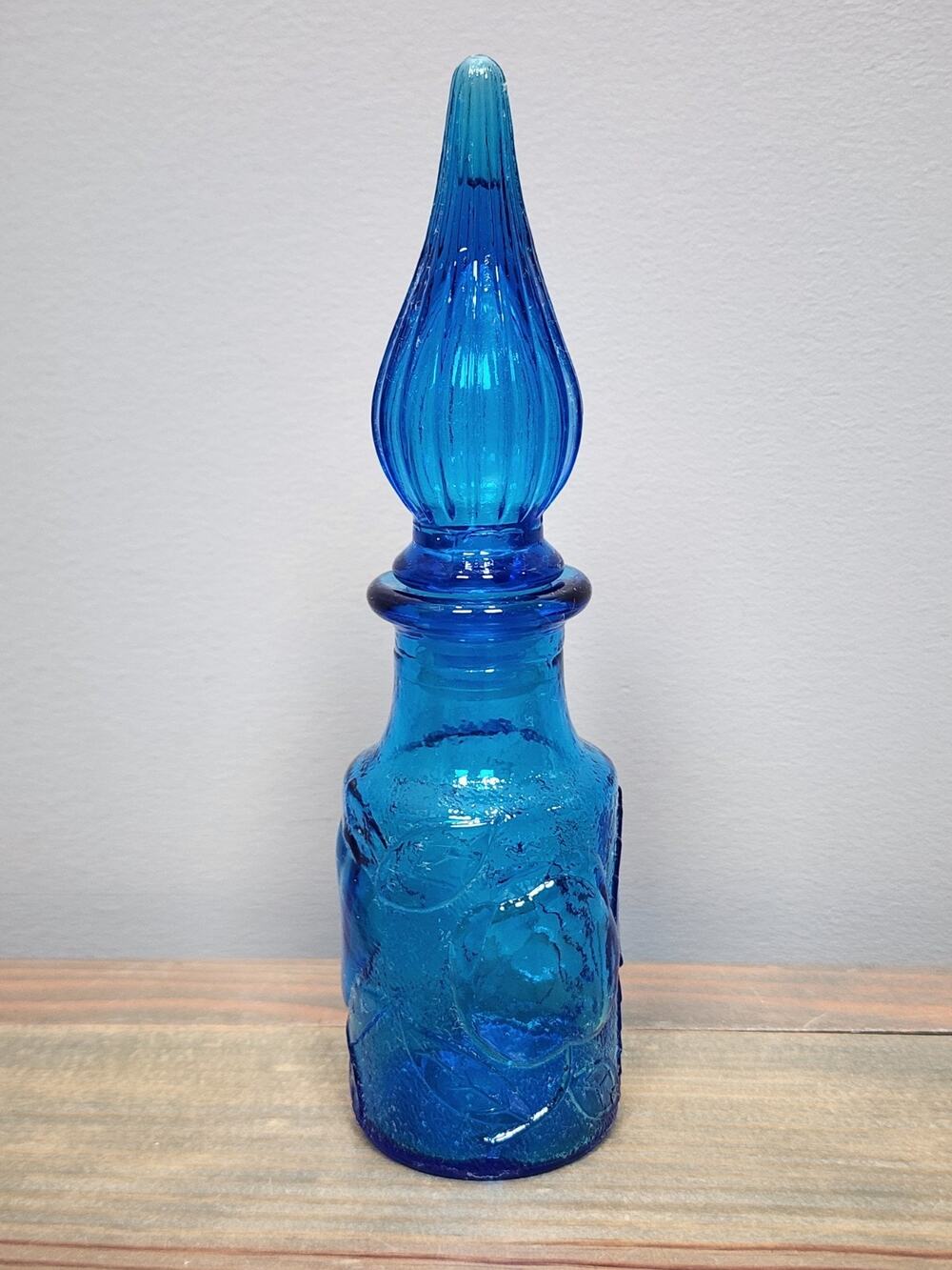 Vintage Empoli Genie Bottle Mini Small Mid Century Fruit 7-1/2”